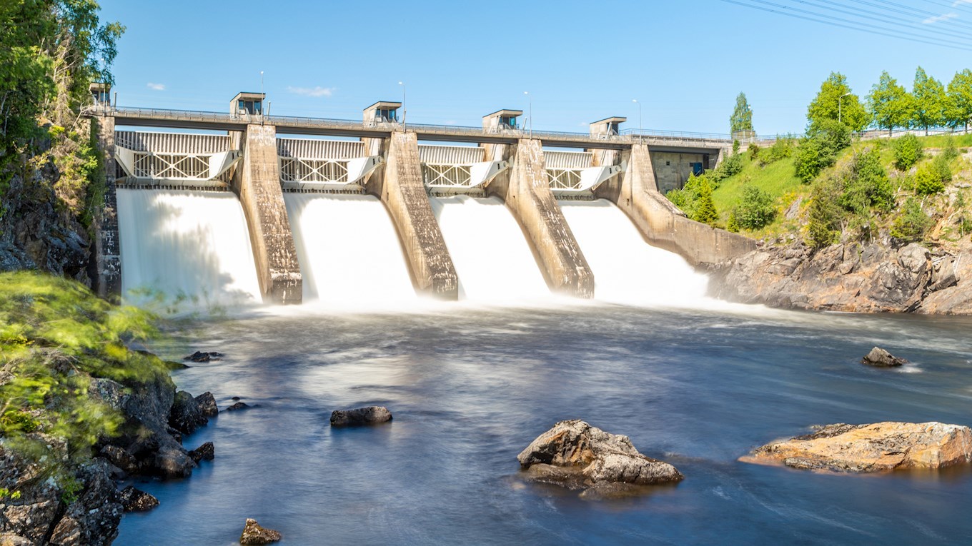 Wasserenergie: Wasserkraft-Werk