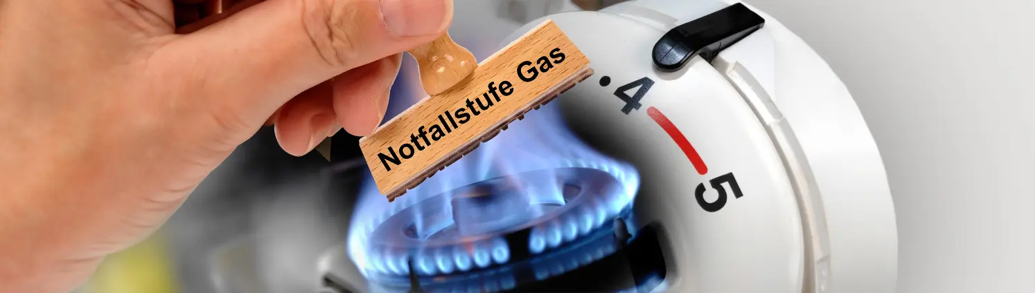 Notfallstufe Gas