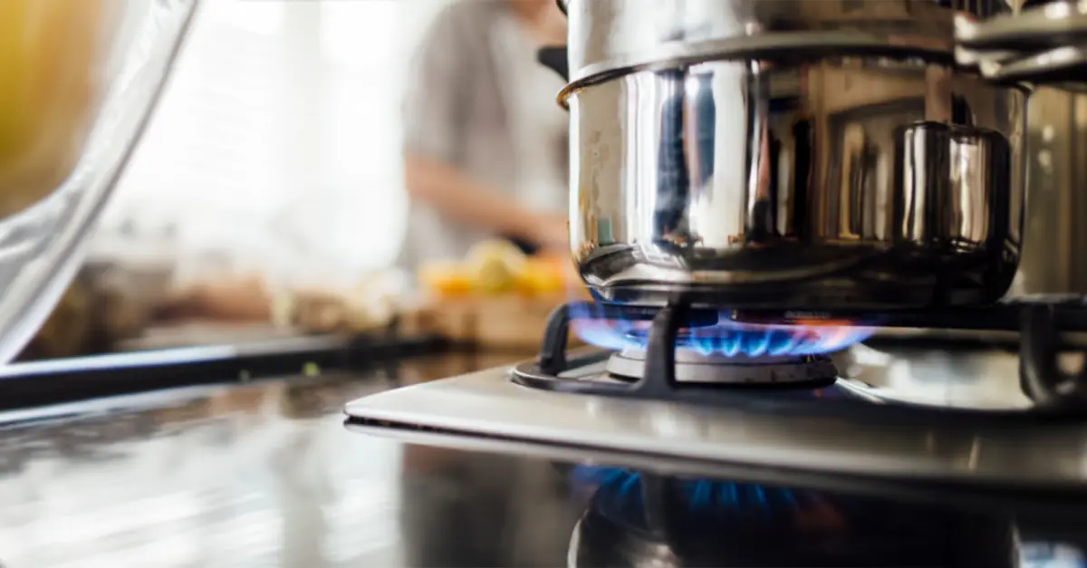 Kochen mit Gas