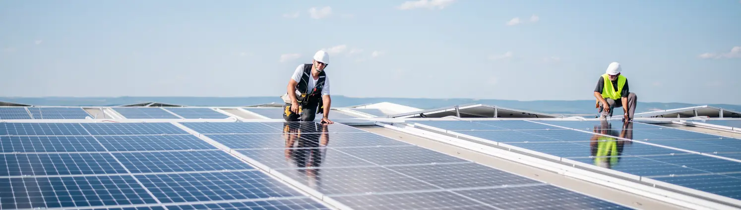 Installation einer Photovoltaikanlage